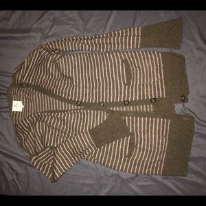 Brown and pink cardigan